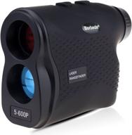 🎯 black laser rangefinder golf hunting telescope 600m(656yards) – accurate laser distance meter with speed scan & fog measurement logo