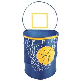 img 1 attached to 🏀 RedmonUSA Bongo Buddy-Basketball Portable Hampers in Navy Blue