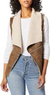 dollhouse womens juniors faux shearling medium logo