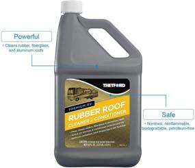 img 1 attached to 🧼 Thetford 96016 Premium RV Rubber Roof Cleaner - Safe Non-Toxic Formula, Gentle 64 oz Detergent for Pristine Results