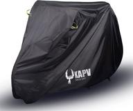 🚴 kapv since day one oxford 210d waterproof bicycle cover - strong, anti dust rain cover with uv protection and lock hole feature - ideal for cruisers & mountain bikes logo