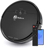 🤖 robotic vacuum cleaner and dry mopping sweeper with wifi, strong suction, and self-charging - holove d2: perfect for pet hair, hard floors, and low pile carpets логотип