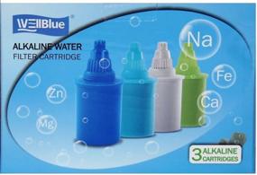 img 4 attached to 💧 Enhance Your Water Quality with WellBlue 3 Pack Alkaline Replacement Filters in Blue