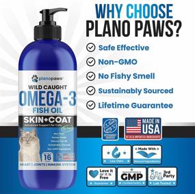 img 2 attached to 🐟 Optimal Omega 3 Fish Oil for Cats - Supreme Alternative to Salmon Oil for Cats - Feline Kitten Vitamins and Supplements - Feline Health Essentials - Feline Dandruff Remedy - Liquid Fish Oil for Pets - Feline Shedding Solutions