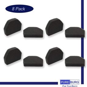 img 3 attached to 🧽 8-Pack Reusable Vacuum Foam Filters for Dirt Devil F110 Swerve Cordless BD21005 BD22050 BD22052 Vacuum Cleaners by PUREBURG