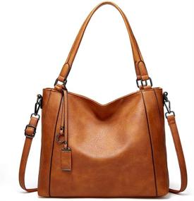 img 4 attached to 👜 Latest Collection of Classic Designer Women's Shoulder Fashion Satchels: Handbags, Wallets & Hobo Bags