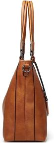 img 2 attached to 👜 Latest Collection of Classic Designer Women's Shoulder Fashion Satchels: Handbags, Wallets & Hobo Bags