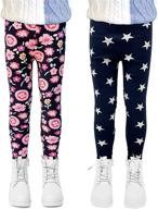 lspar leggings fleece printing athletic girls' clothing logo