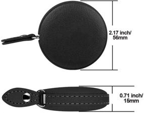 img 2 attached to 📏 60 Inch/1.5 Meter Retractable Body Measuring Tape - Designer Sewing Tailor Fabric Tape Measure | 1 Pack/Black