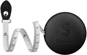 img 4 attached to 📏 60 Inch/1.5 Meter Retractable Body Measuring Tape - Designer Sewing Tailor Fabric Tape Measure | 1 Pack/Black