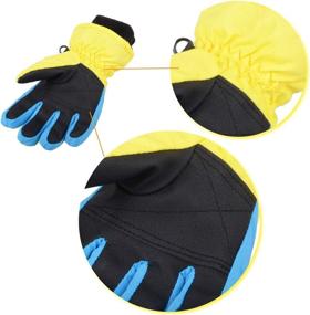 img 1 attached to Triwonder Ski Snowboard Gloves Kids