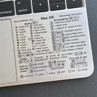🚀 boost your productivity with synerlogic mac os keyboard shortcuts sticker for macbook air/pro (big sur/catalina/mojave) logo