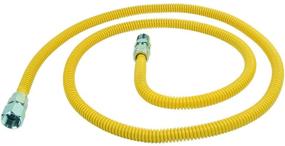 img 3 attached to 🔌 BrassCraft CSSD54-72 P 1/2-Inch FIP x 1/2-Inch MIP x 72-Inch ProCoat Gas Appliance Connector: Reliable & Efficient 1/2-Inch OD Solution