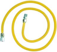 🔌 brasscraft cssd54-72 p 1/2-inch fip x 1/2-inch mip x 72-inch procoat gas appliance connector: reliable & efficient 1/2-inch od solution logo