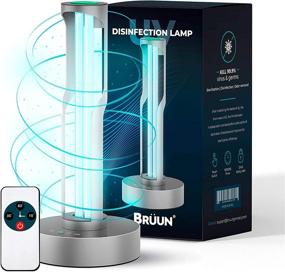 img 4 attached to BRÜUN 36W Disinfection Lamp LED Light Ozone-Free Portable: Remote 🔆 Control One Touch Purifier with Wide Area Applications and Child Lock