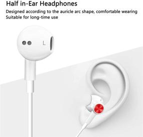 img 3 attached to 🎧 Jelanry 3.5mm Earbuds Wired with Mic for Galaxy A32 A52 5G - In-Ear Headphones with 3.5mm Headphone Jack Stereo, Magnetic Earphones, Volume Control - Compatible with Samsung A12, Pixel 5A 5G, 4A, LG, iPad, Moto Tablets, PS4, PS5