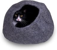 🐈 cozy and exclusive: discover the pet infinity cat cave bed, crafted with felted wool logo