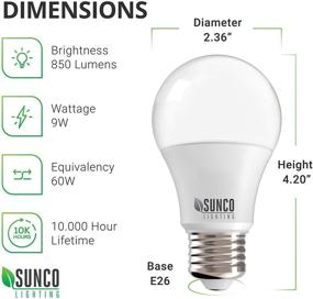 img 3 attached to 🌞 Sunco Lighting 3000K Non-Dimmable Indoor LED Bulb