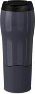 ☕ ultimate travel companion: mighty mug charcoal non-tip travel mug - your double-wall insulated solution to keep coffee, tea, and drinks hot логотип