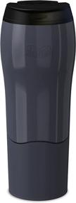 img 2 attached to ☕ Ultimate Travel Companion: Mighty Mug Charcoal Non-Tip Travel Mug - Your Double-Wall Insulated Solution to Keep Coffee, Tea, and Drinks Hot