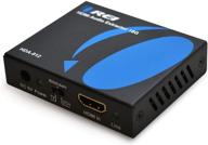 🔌 orei 4k hdmi аудио экстрактор конвертер - ultrahd 4k @ 60 гц 18g hdmi 2.0 spdif + 3.5 мм выход - hdcp 2.2, dolby digital & dts passthrough - cec, hdr, dolby vision, hdr10 поддержка (hda-912) логотип