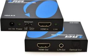 img 2 attached to 🔌 OREI 4K HDMI аудио экстрактор конвертер - UltraHD 4K @ 60 Гц 18G HDMI 2.0 SPDIF + 3.5 мм выход - HDCP 2.2, Dolby Digital & DTS Passthrough - CEC, HDR, Dolby Vision, HDR10 Поддержка (HDA-912)