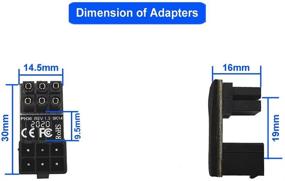 img 2 attached to COMeap Connector Adapter Desktop Graphics Accessories & Supplies