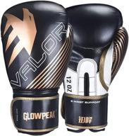 боксерские перчатки glowpeak kickboxing training логотип