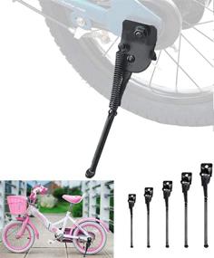 img 3 attached to 🚲 ZSFLZS Kids Bike Kickstand - Side Support Stand for 12-20 inch Bicycles