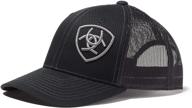 ariat детская бейсболка loyal snapback b_lack логотип