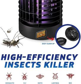 img 3 attached to 🪰 Bug Zapper: Indoor and Outdoor Insects Killer - Patio Fly Trap - Mosquito Attractant - Table Top Bug Zapper