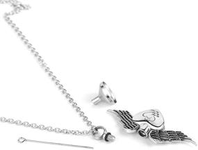 img 3 attached to 📿 QeenseKc Necklace Cremation Keepsake Memorial Boys' Jewelry: Preserving Memories in Style