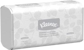 img 4 attached to Kleenex 13253 Premiere Folded Towels, White, 120 per Pack (Case of 25 Packs) - High Quality and Convenient Towel Solution