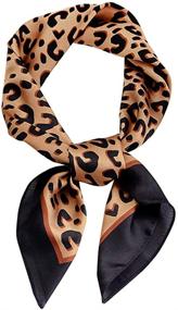 img 4 attached to 🐆 GERINLY Animal Print Leopard Scarves: Stylish Women's Accessories for Scarves & Wraps