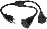 cables unlimited 2 outlet xtender power cord splitter: streamline your power needs logo
