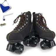 detigsia women's classic roller skates – premium shiny skates for women and men with carry bag логотип