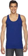 🔵 lapis blue american apparel tank top - size l for effortless style and comfort logo