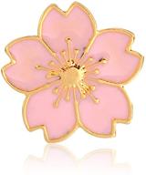 🌸 rostivo cherry blossom lapel pin – enamel pins for backpacks, cute tiny flower brooch pin for women and girls (pink) logo