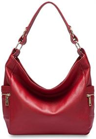 img 4 attached to 👜 DHL Доставка Модная женская сумка из натуральной кожи с кисточкой: Стильная сумка через плечо, кошелек, сатчел.