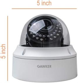 img 2 attached to Gawker G1083PDIR Dome Security Camera, 1080P HD-TVI/AHD/CVI and CVBS(Default) Video Out Switchable, True Day & Night, IP66 Vandal Proof, 2.8-12mm Lens, IR Smart, DC12V/AC24V CCTV