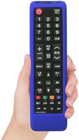 img 1 attached to Samsung TV Remote Case SIKAI Shockproof Silicone Cover For Samsung BN59-01315A BN59-01199F AA59-00666A AA59-00741A BN59-01301A Remote Skin-Friendly Washable Anti-Lost With Remote Loop (Blue)