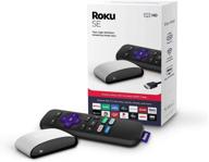 📺 roku se streaming media player 3930se - fast, high definition 1080p full hd with remote, batteries, and high-speed hdmi cable for us warranty logo