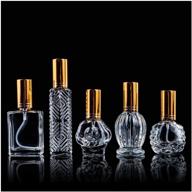 🏺 classic empty refillable vintage perfume bottles: timeless elegance and endless refills logo