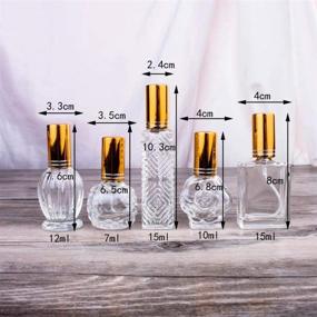 img 3 attached to 🏺 Classic Empty Refillable Vintage Perfume Bottles: Timeless Elegance and Endless Refills