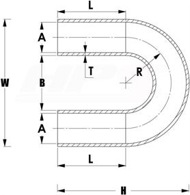 img 1 attached to HPS HTSEC180 062 BLK Силиконовый армированный термостойкий