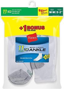 img 1 attached to Носки для мальчиков Hanes EZ-Sort 11-Pack для удобной сортировки