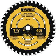 🌀 improved dewalt dwa171440 7-1/4-inch circular saw blade with 40-tooth design for enhanced performance logo