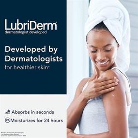 img 2 attached to 🧴 Осветляющий лосьон Lubriderm Advanced Therapy без запаха - 16 унц, Интенсивное увлажнение для очень сухой кожи, витамины Е и провитамин В5, Не жирная формула