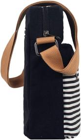 img 1 attached to Leaper Canvas Messenger Crossbody Shoulder Women's Handbags & Wallets for Shoulder Bags