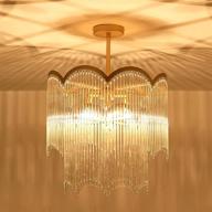 yyjlx4-light modern large crystal chandelier: elegant gold ceiling lamp for dining room, living room, and more логотип